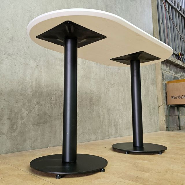 Bàn cafe hình Oval 120x60cm gỗ tràm CFD68289