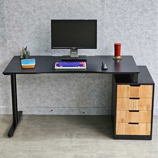 Combo bàn chân tủ ikea và ghế Gaming CBG68034