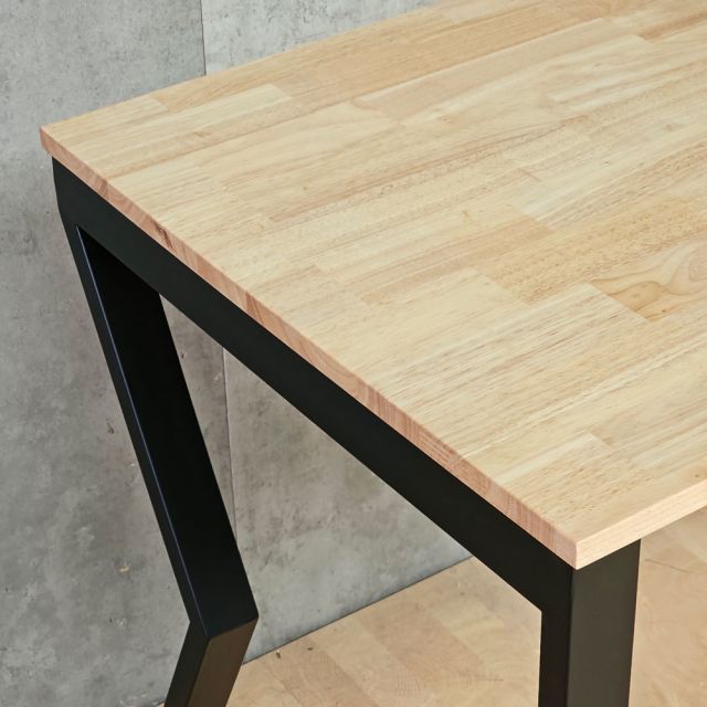 Bàn làm việc 200x60cm gỗ cao su chân sắt hệ Mconcept HBMC032
