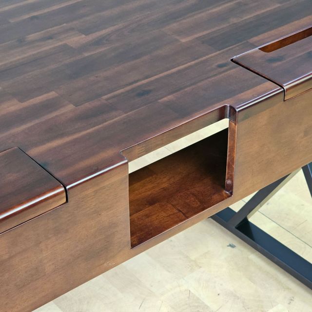 Combo bàn chữ X đôi và 1 ghế lưng tựa CB68217