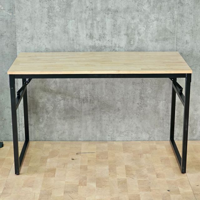 Bàn làm việc 120x60cm chân gấp gỗ cao su SPD68177