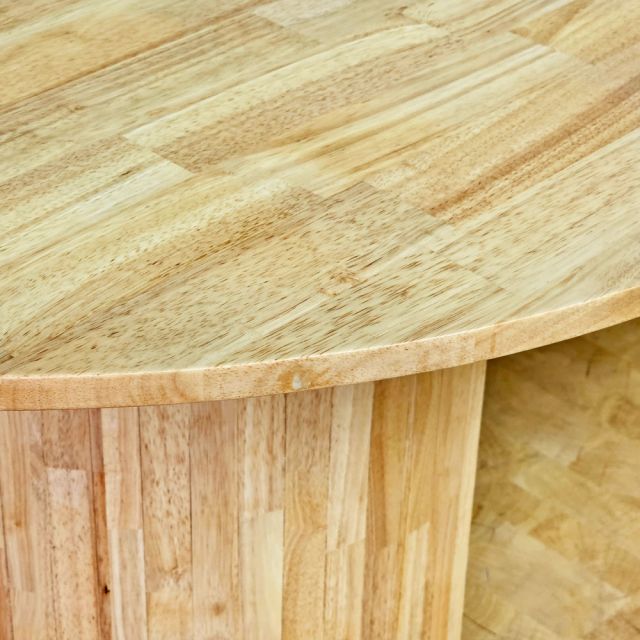 Bàn họp hình Oval 240x120cm gỗ cao su BH68011