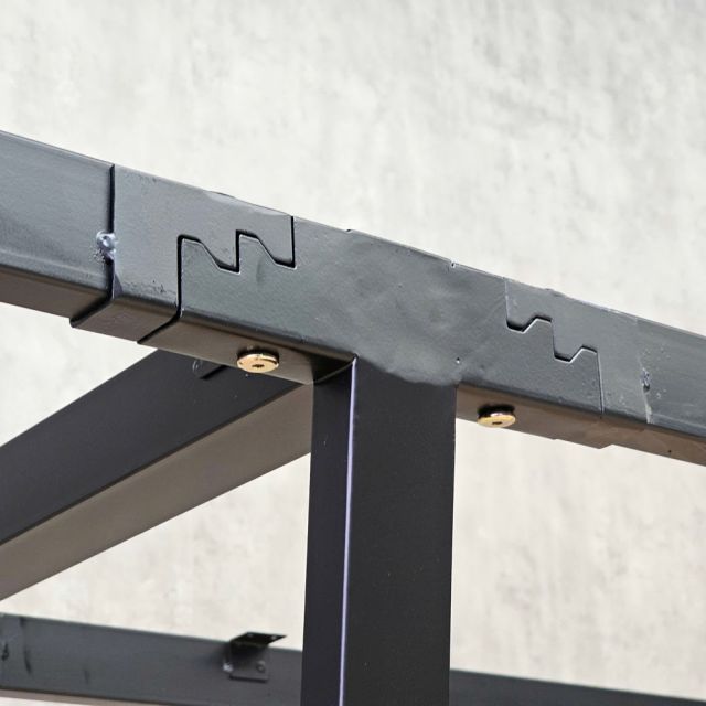 Chân bàn sắt hệ Trapez Concept 240x120cm lắp ráp HCTC011