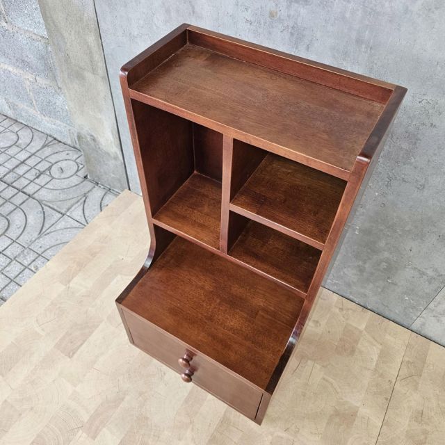 Tủ bên hông giường 43x36x90cm gỗ cao su TDG68057