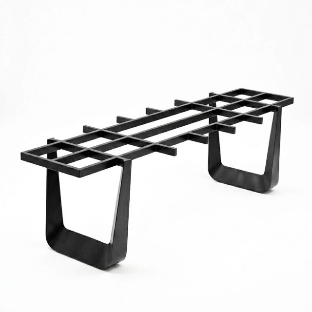 Chân bàn sắt 243x79x72cm sơn tĩnh điện CHB68118