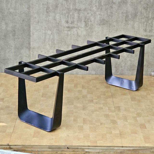 Chân bàn sắt 243x79x72cm sơn tĩnh điện CHB68118