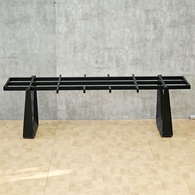 Chân bàn sắt 243x79x72cm sơn tĩnh điện CHB68118