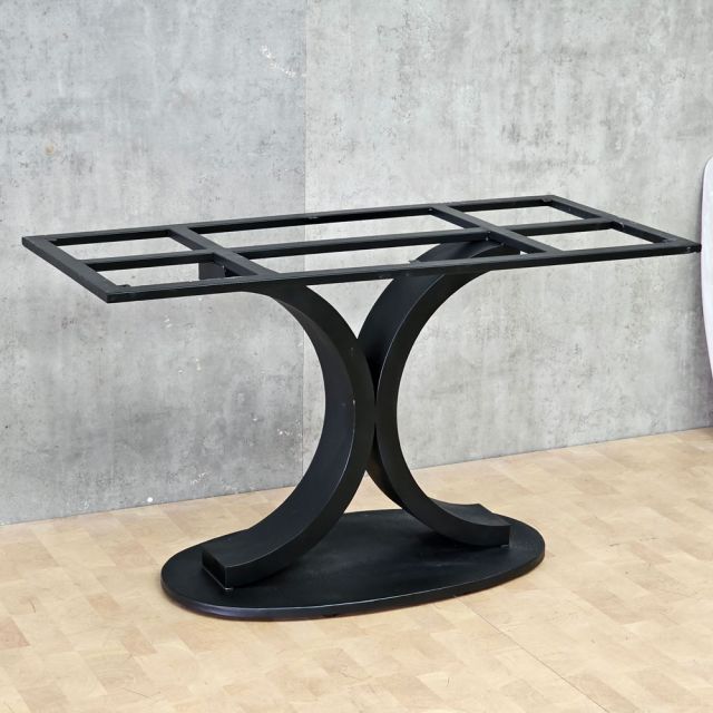 Chân sắt cho bàn ăn 140x80cm sơn tĩnh điện CHB68117