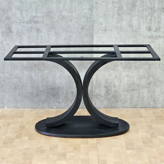 Chân sắt cho bàn ăn 140x80cm sơn tĩnh điện CHB68117