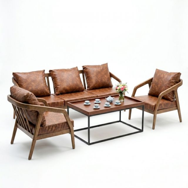 Bộ Bàn Ghế Sofa Kana Cổ Điển CBSF68021