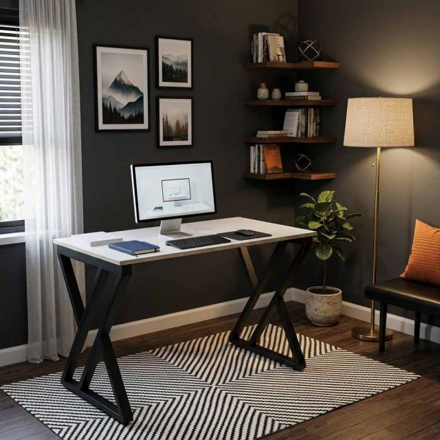 Bàn làm việc 120x60cm gỗ Plywood Melamin hệ XConcept HBXC068
