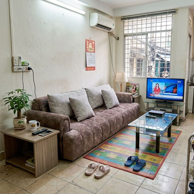 Ghế sofa băng 180cm bọc vải nhung SFB68120