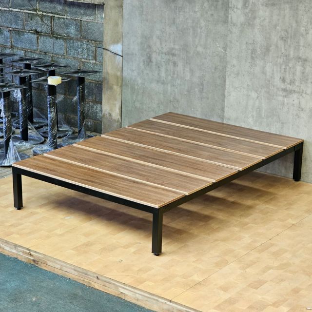Giường ngủ lắp ráp 140x200x34cm gỗ plywood GN68074