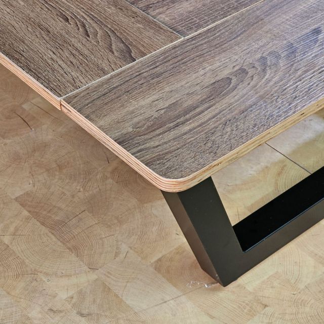 Giường cho nệm 160x200cm gỗ plywood chân sắt GN68072