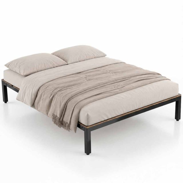 Giường ngủ lắp ráp 140x200x34cm gỗ plywood GN68074