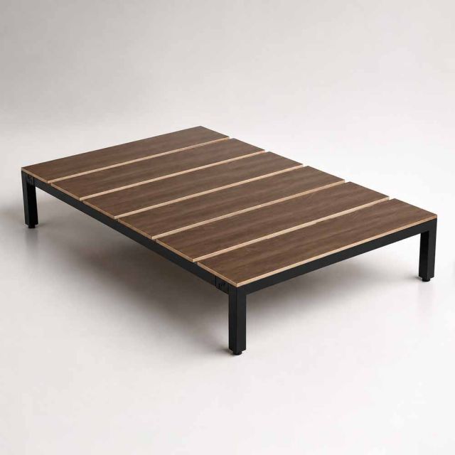 Giường ngủ lắp ráp 140x200x34cm gỗ plywood GN68074