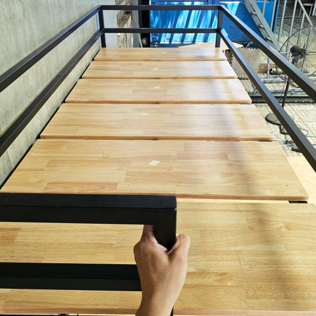 Giường tầng lắp ráp 80x200cm gỗ cao su GT020