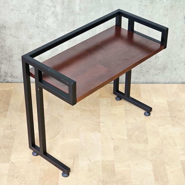 Kệ lò vi sóng 55x30x44cm gỗ cao su khung sắt KVS68003