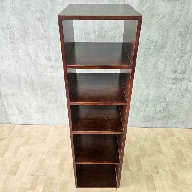 Kệ 5 tầng 37x40x135cm gỗ cao su KS68372