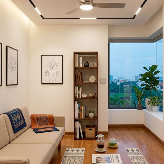 Kệ 5 tầng 37x40x135cm gỗ cao su KS68372