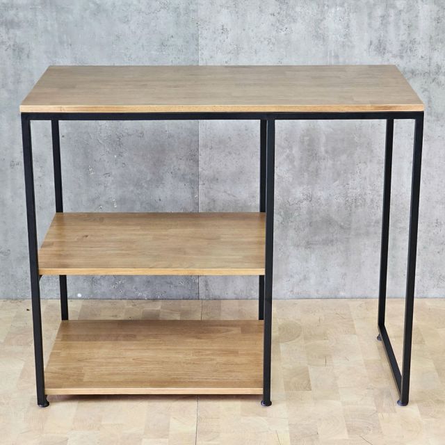 Kệ bếp 100x50x85cm gỗ cao su KB68051