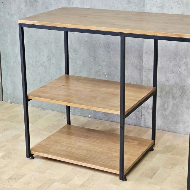 Kệ bếp 100x50x85cm gỗ cao su KB68051