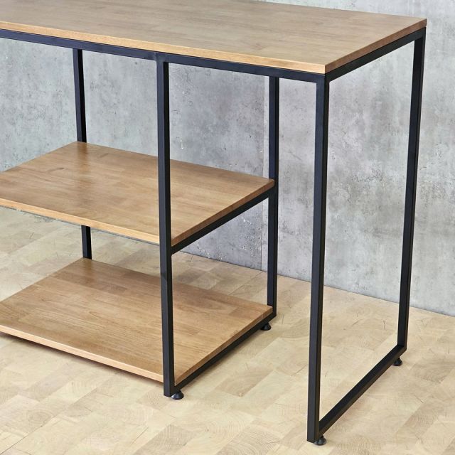 Kệ bếp 100x50x85cm gỗ cao su KB68051