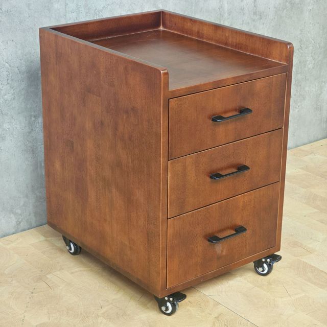 Tủ cá nhân di động 3 ngăn 50x40x50cm gỗ cao su TCN68044