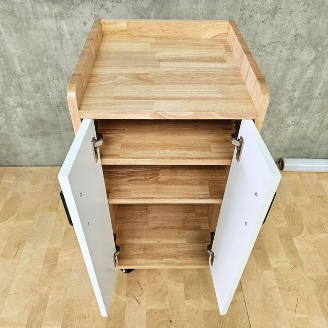 Tủ cá nhân di động 40x40x80cm gỗ cao su TCN68097