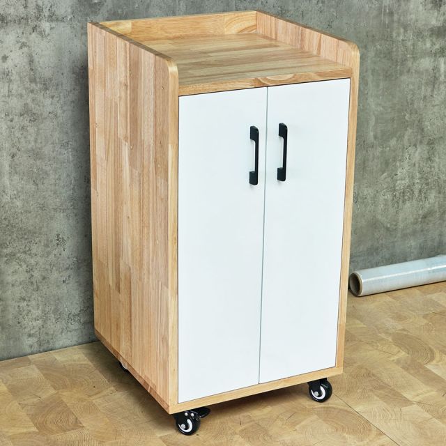 Tủ cá nhân di động 40x40x80cm gỗ cao su TCN68097