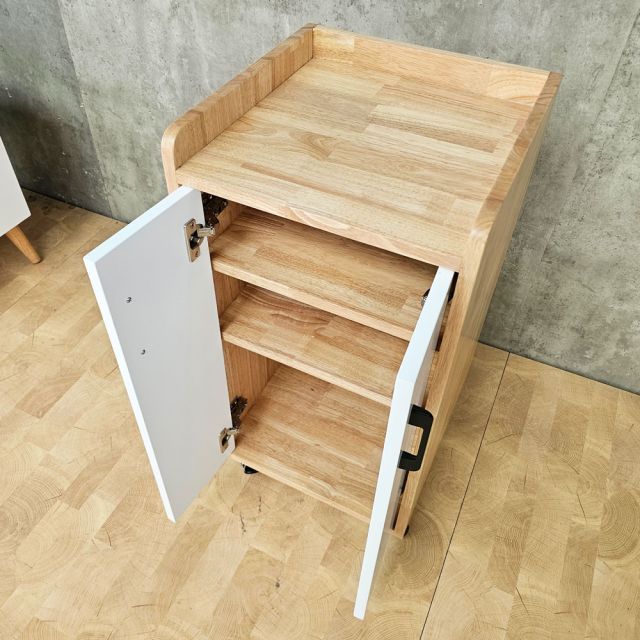 Tủ cá nhân di động 40x40x80cm gỗ cao su TCN68097
