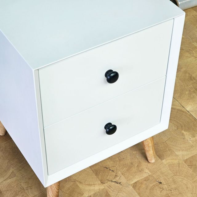 Tủ đầu giường 40x40x50cm gỗ cao su TDG68075