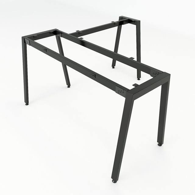 HCAT014 - Chân bàn chữ L hệ Aton Concept 140x140 lắp ráp HCAT014 - Chân bàn chữ L hệ Aton Concept 140x140 lắp ráp