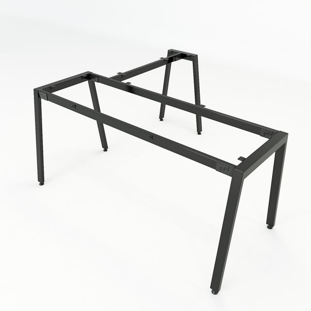 HCAT016 - Chân bàn chữ L hệ Aton Concept 160x150 lắp ráp HCAT016 - Chân bàn chữ L hệ Aton Concept 160x150 lắp ráp