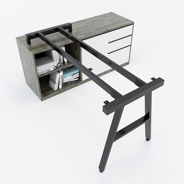 HCAC022 - Chân bàn gác tủ hệ AConcept 140x60 lắp ráp HCAC022 - Chân bàn gác tủ hệ AConcept 140x60 lắp ráp