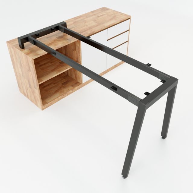 HCAT019 - Chân bàn gác tủ hệ Aton Concept 140x60 lắp ráp HCAT019 - Chân bàn gác tủ hệ Aton Concept 140x60 lắp ráp