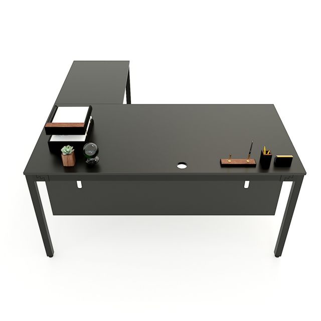 HBUC019 - Bàn chữ L 160x160 hệ UConcept chân sắt lắp ráp HBUC019 - Bàn chữ L 160x160 hệ UConcept chân sắt lắp ráp