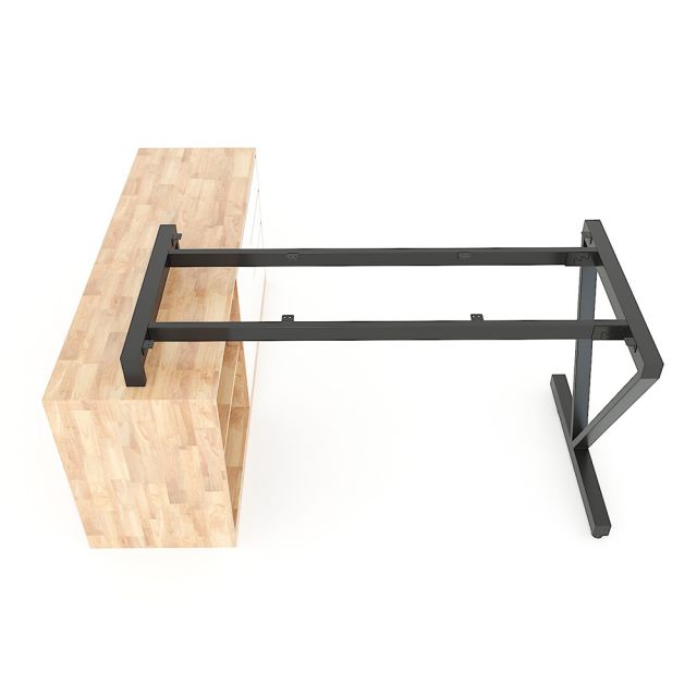 HBVC018 - Bàn giám đốc 160x140 VConcept chân sắt lắp ráp