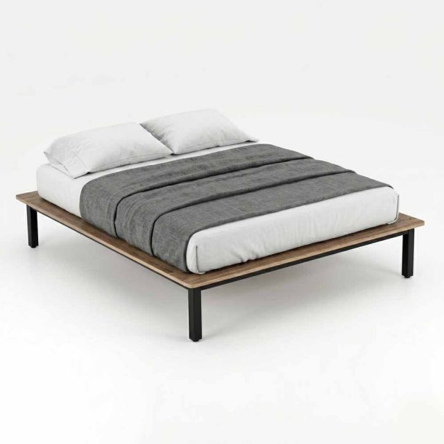 Giường ngủ lắp ráp 170x200x42cm gỗ plywood GN68077