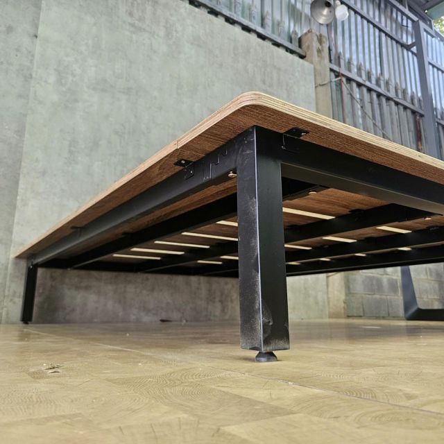 Giường ngủ lắp ráp 170x200x42cm gỗ plywood GN68077