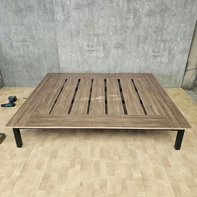 Giường ngủ lắp ráp 170x200x42cm gỗ plywood GN68077