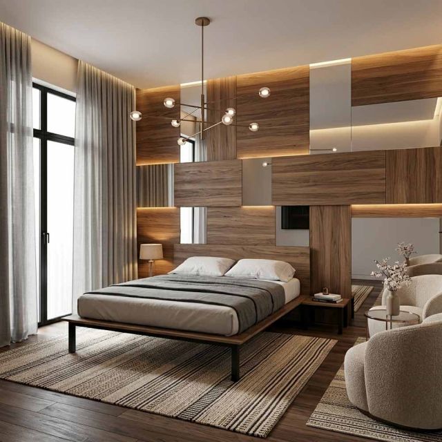 Giường ngủ lắp ráp 170x200x42cm gỗ plywood GN68077
