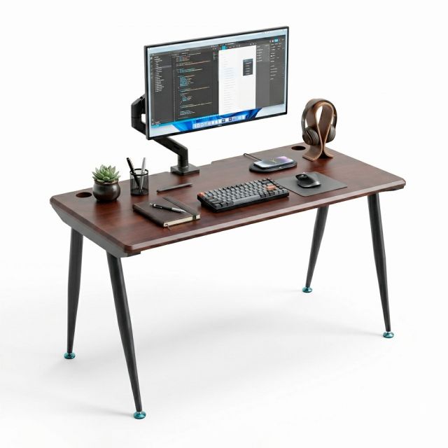Bàn làm việc 120x60cm gỗ tràm hệ CONE HBCO083