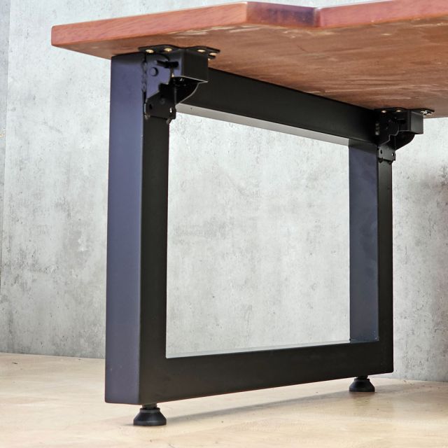 Bàn làm việc ngồi bệt 120x60cm gỗ cao su chân gấp SPD68001