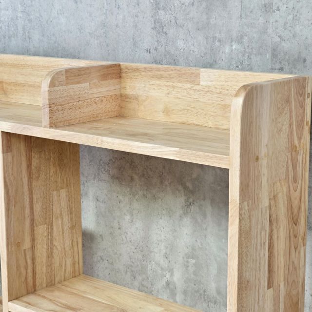 Bàn học liền kệ sách 160x60x155cm gỗ cao su FD68092