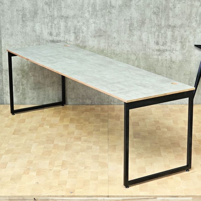 Bàn cụm 2 người 230x70cm gỗ plywood hệ Slean HBSL051