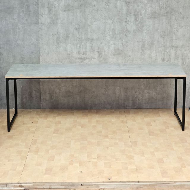 Bàn cụm 2 người 230x70cm gỗ plywood hệ Slean HBSL051