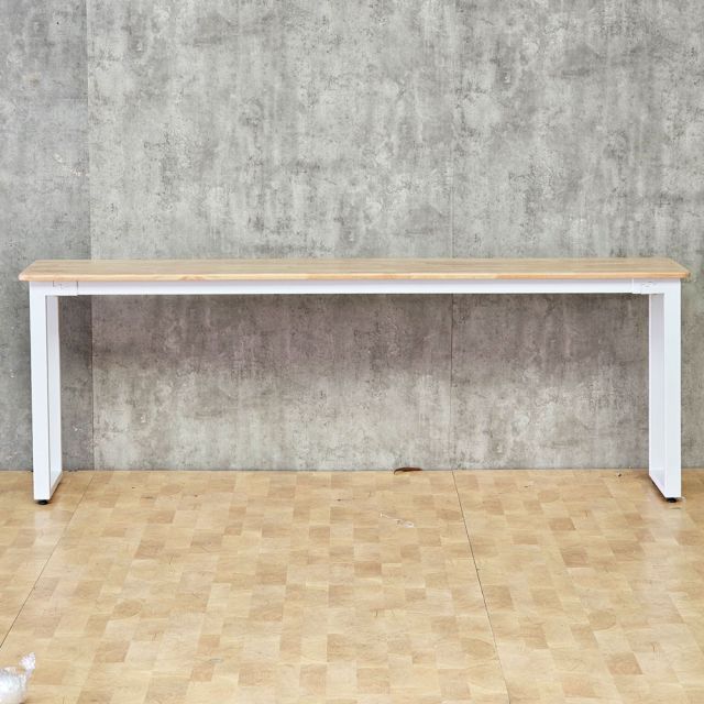 Bàn làm việc 210x35cm gỗ cao su HBRT140
