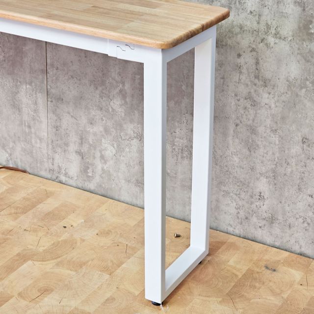 Bàn làm việc 210x35cm gỗ cao su HBRT140