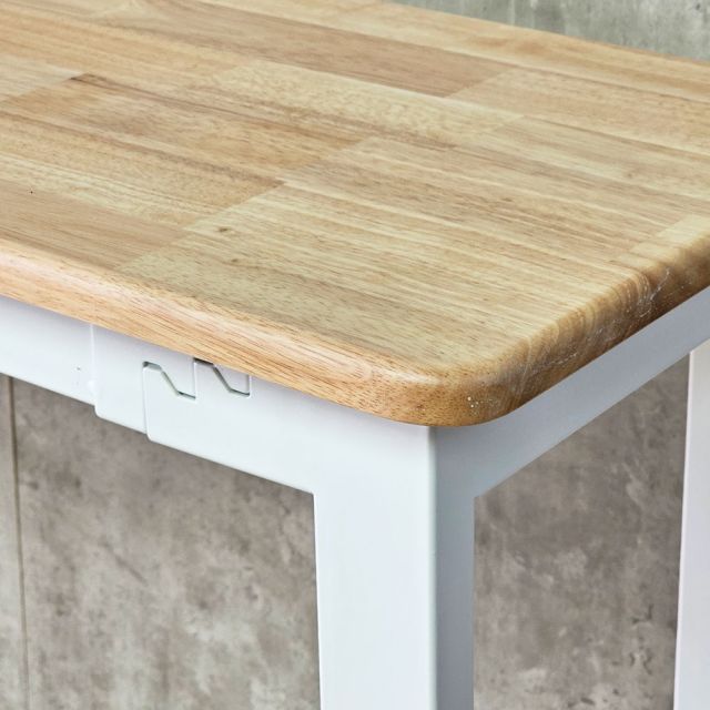 Bàn làm việc 210x35cm gỗ cao su HBRT140